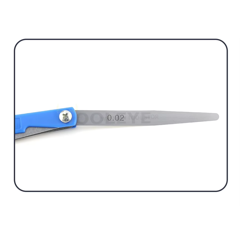 Metric Feeler Gauge 0.02-1mm Set for Valve, Spark Plug & Gap Measurement Tool