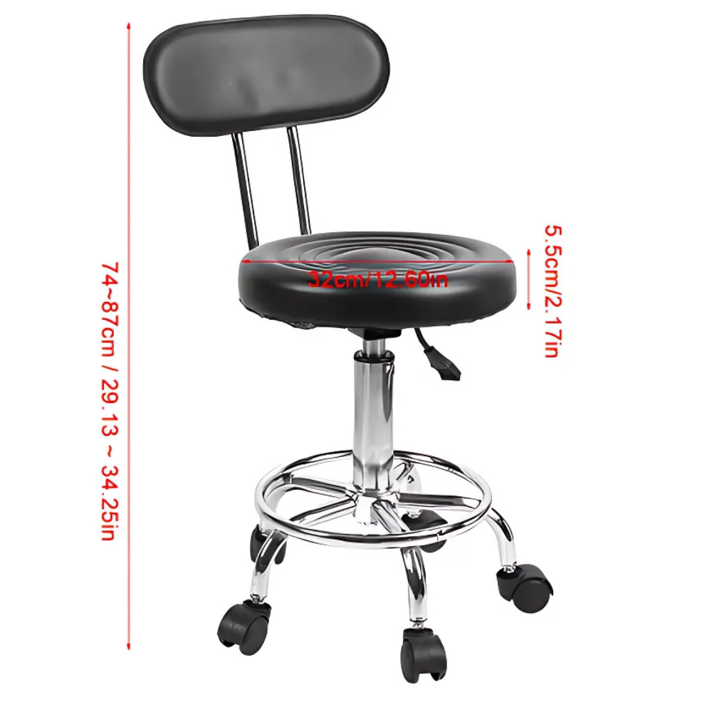 Luxury Adjustable Barber & Salon Chair – Styling, Massage & Tattoo Studio Ready