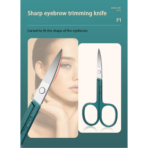 6-Piece Stainless Steel Manicure & Pedicure Set – Nail Clippers with Travel Case