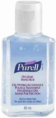 Hand Sanitizer Gel 60mL β Pack of 6 β Pocket Size, Travel-Friendly, Kills 99.9% Germs