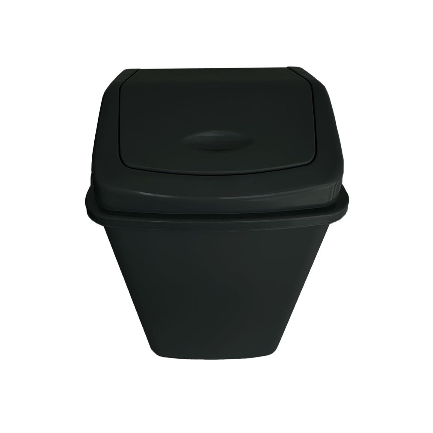 60L Large Black Swing Bin ā Durable Plastic Dustbin for Kitchen & Home Waste