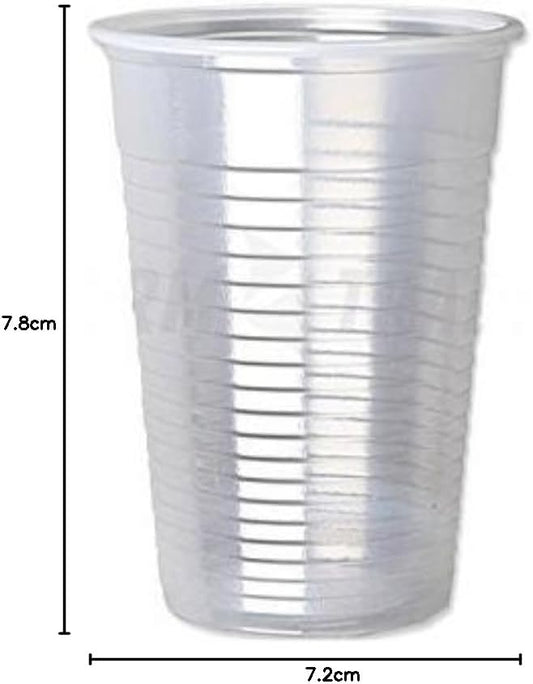 1000 Plastic Dispoable Clear Vending Water Cooler Drinking Cups 7oz
