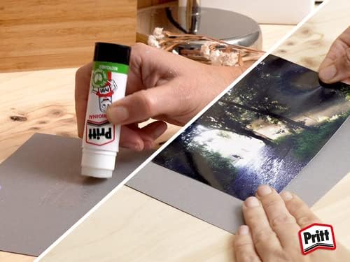 Pritt Glue Stick, Safe & Child-Friendly Craft Glue for Arts & Crafts Activities, Strong-Hold adhesive for School & Office Supplies, 1x43g Pritt Stick, white