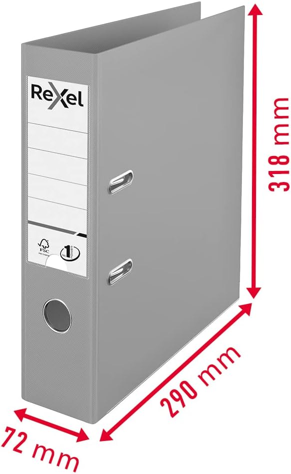 Rexel A4 Pastel Lever Arch Files 3-Pack - Strong Power Mechanism, Home & Office