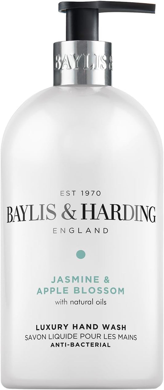 Baylis & Harding Hand Wash 500ml Pack of 3 – Jasmine Apple, Antibacterial & Vegan