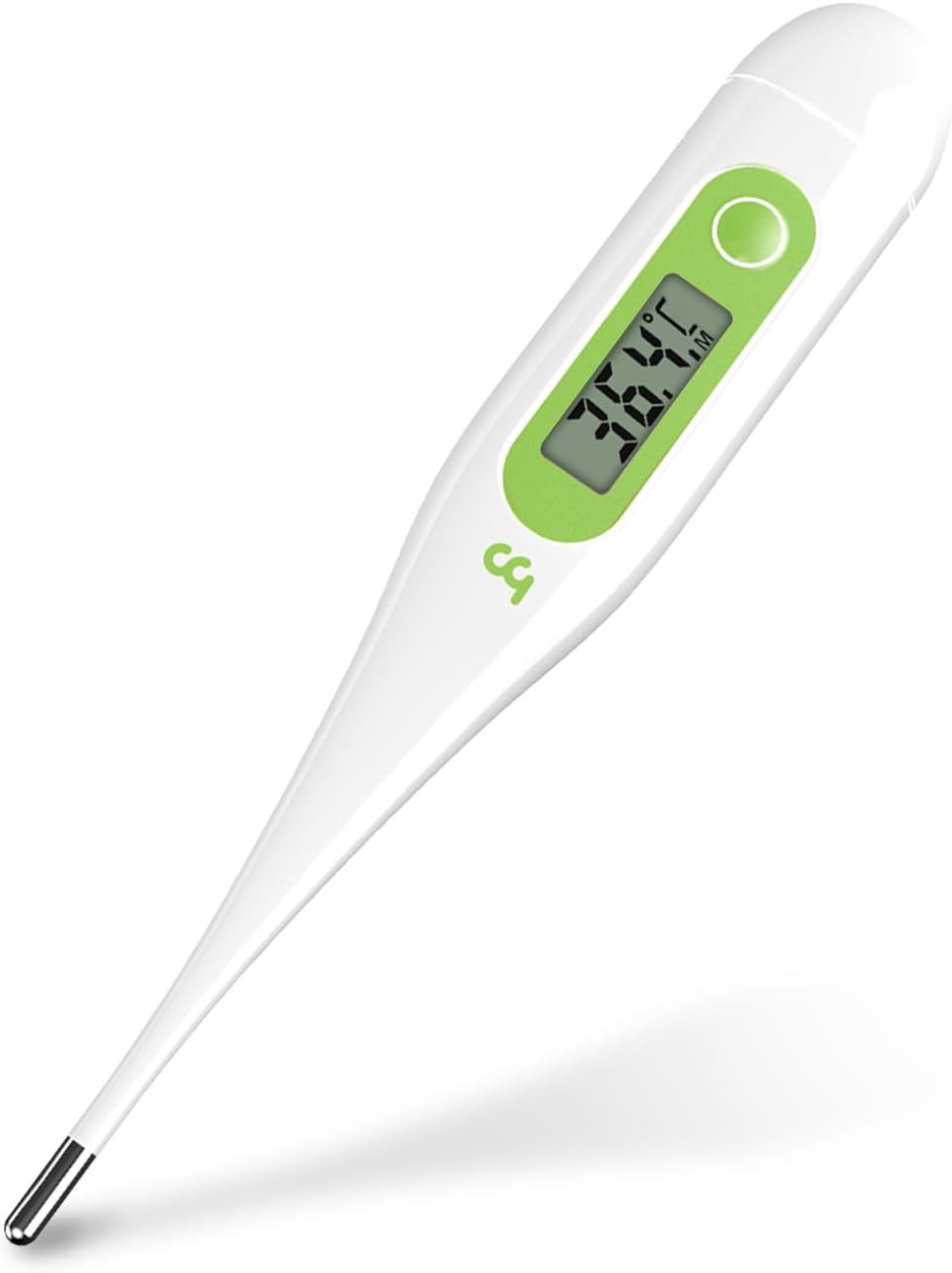 Digital Oral Thermometer for Adults & Kids – Fast, Accurate & Fever Indicator - Green