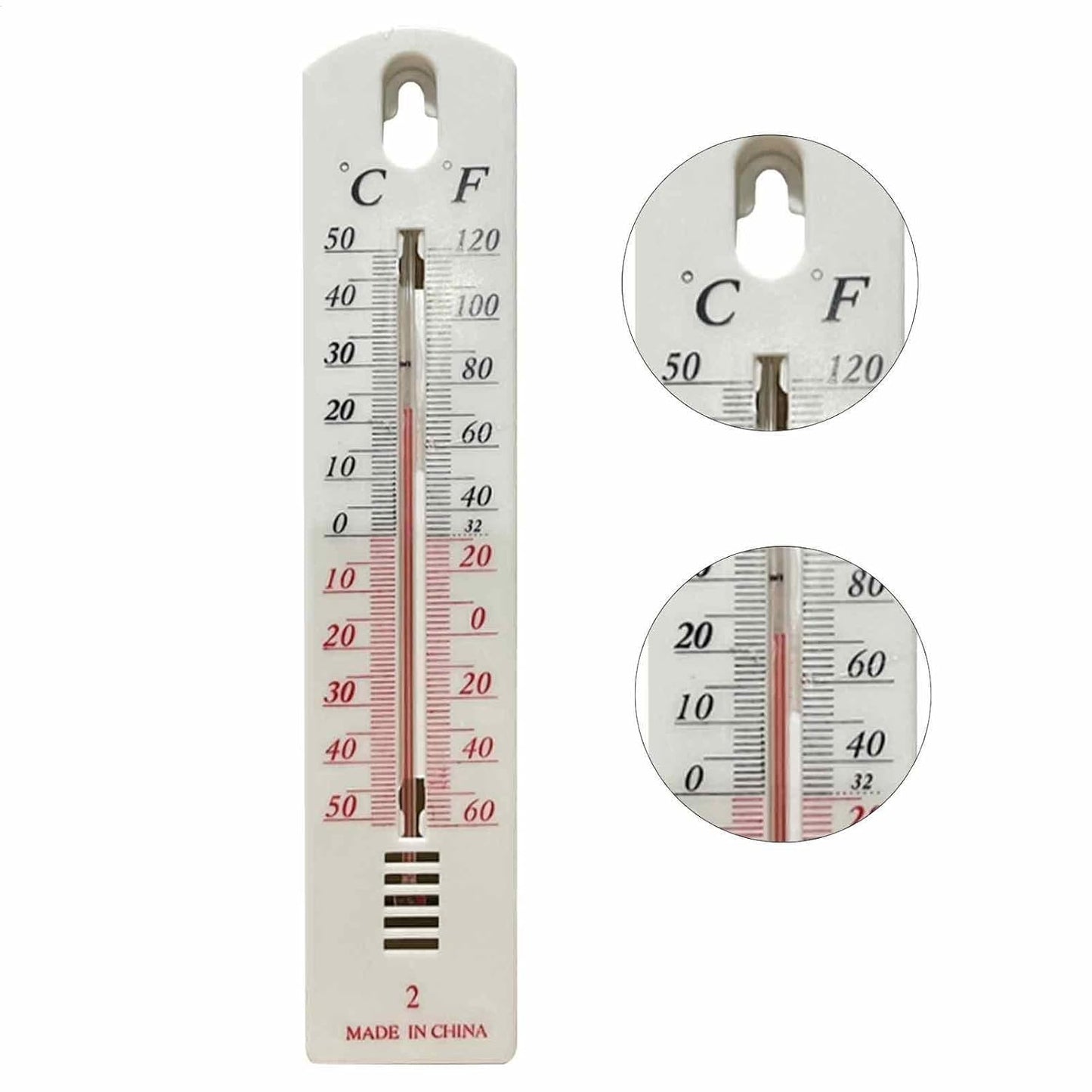 6pcs Indoor Outdoor Digital Thermometers – Accurate Wall & Room Temp Monitors