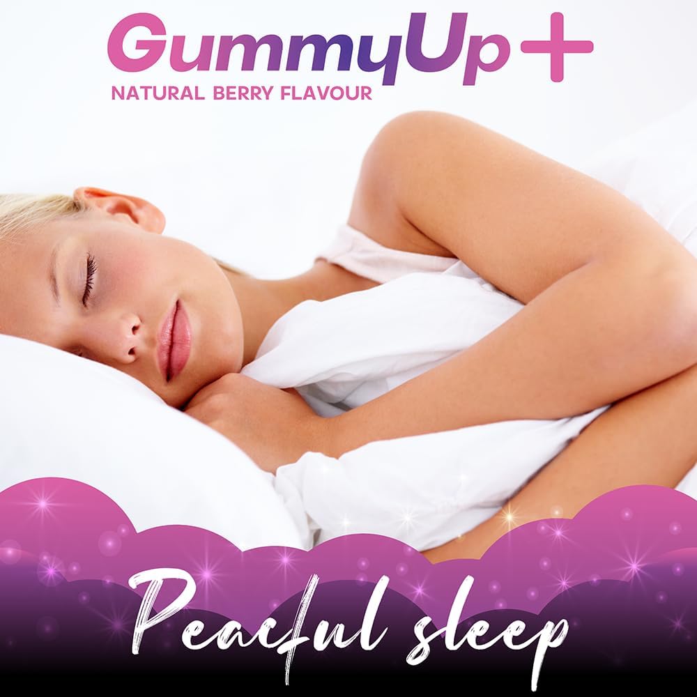 Sugar-Free Sleep Gummies with Griffonia β 60 Natural Berry Melatonin-Free Chews