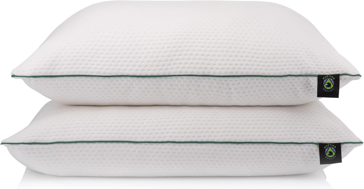 Hotel Quality Pillows 2-Pack โ Ultra Soft, Hypoallergenic, Standard Size 50x75cm