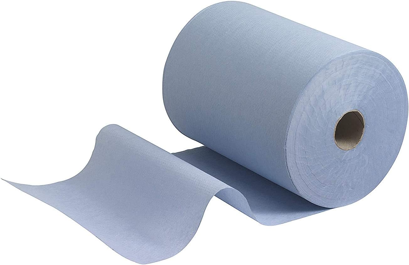 TPZ Blue Centre Feed Rolls β Recycled Paper Towels for Cleaning, Kitchen & More