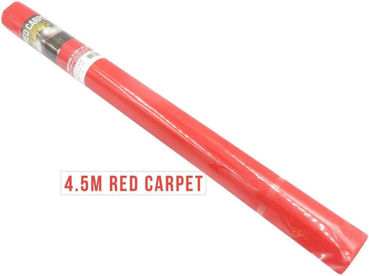 4.5m Red Carpet Hollywood Floor Runner Oscars VIP Party Aisle Decoration Prop Event Awards Evening
