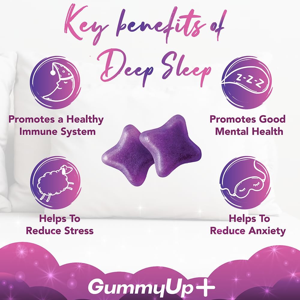 Sugar-Free Sleep Gummies with Griffonia β 60 Natural Berry Melatonin-Free Chews