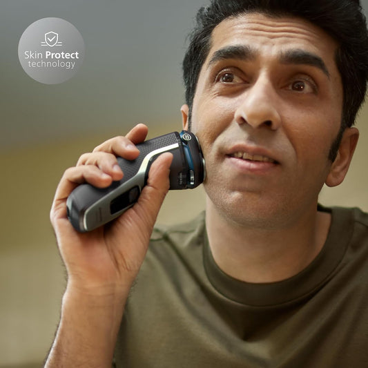 Philips 3000 Series Wet & Dry Electric Shaver for Men with SkinProtect Tech & Trimmer