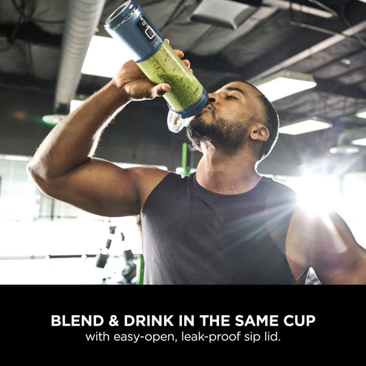 Portable Ninja Blender 530ml – Ice-Crushing, USB Rechargeable Smoothie Maker