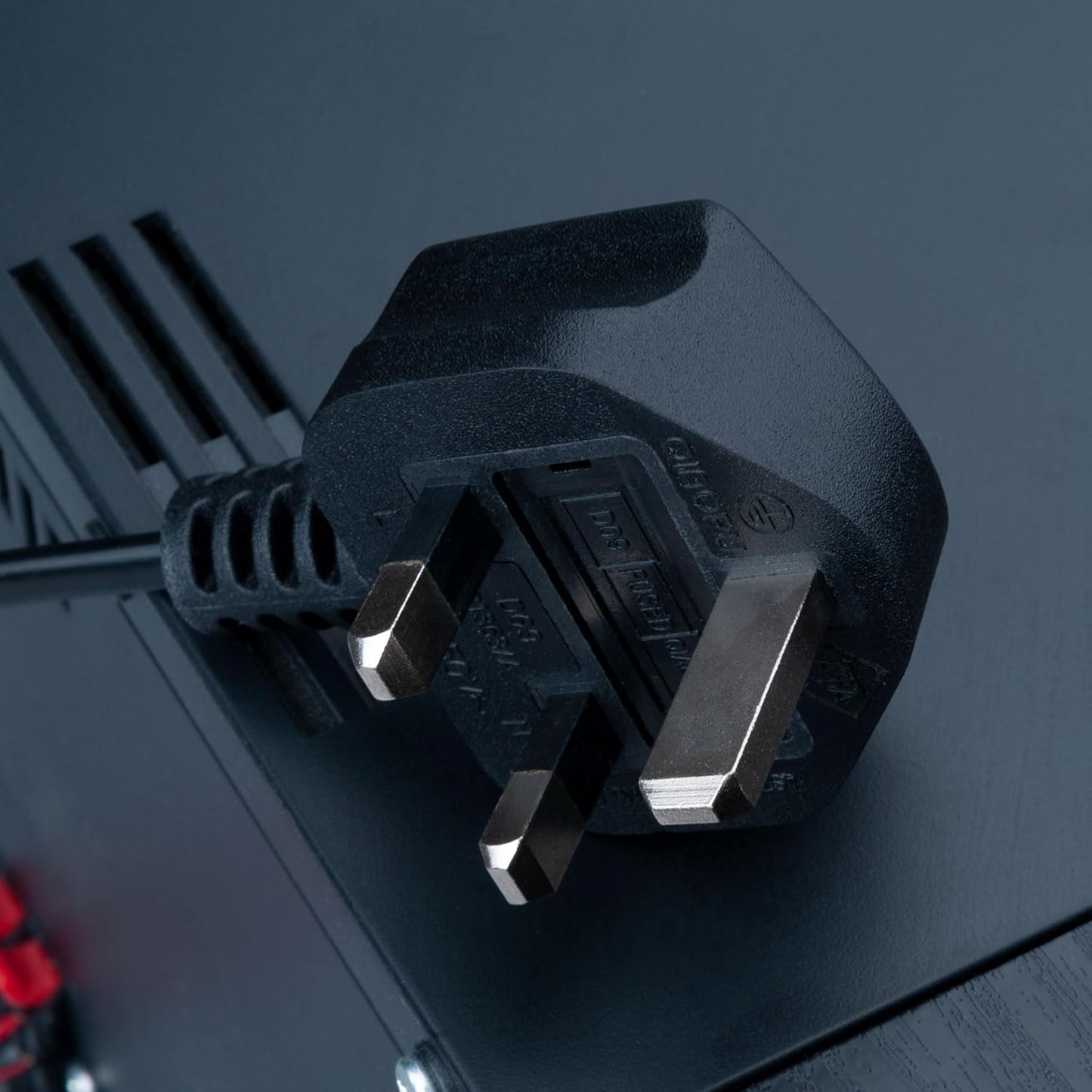 2-Pin Figure 8 Power Cable Lead 2m – PS4 PS5 Xbox TV Printer Laptop Charger UK Plug