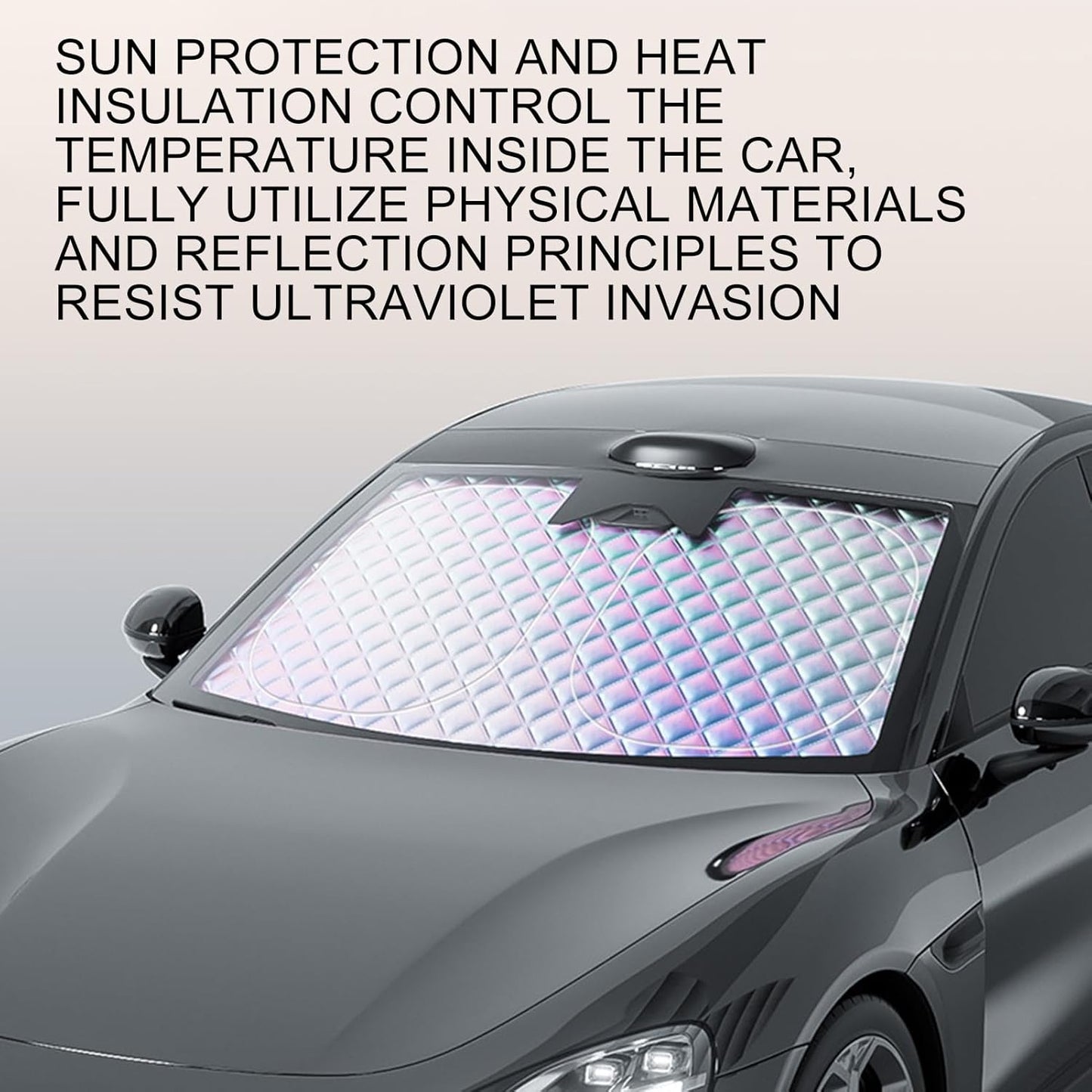 Foldable Car Sunshade β UV Block, Heat Protection, Privacy Shield for Windshield