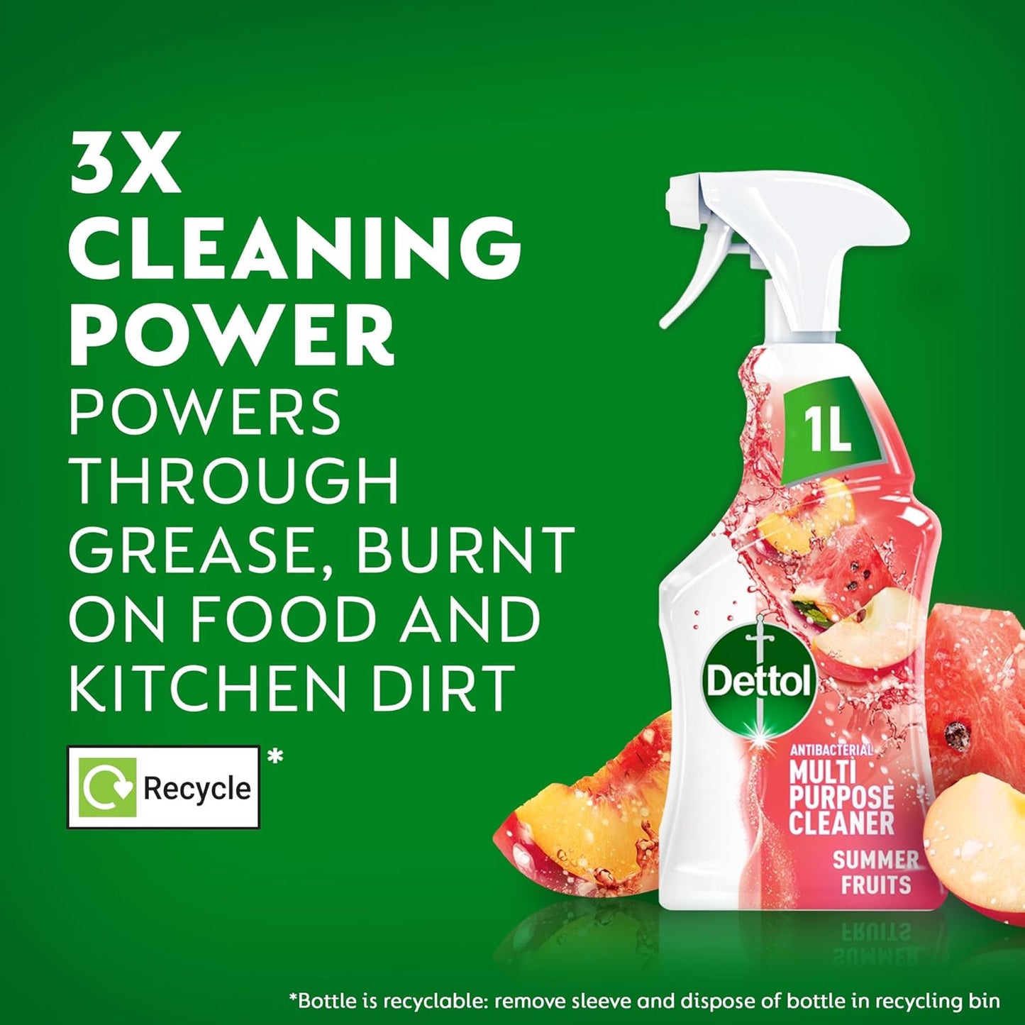 Dettol Antibacterial Cleaning Spray Summer Fruits 1L