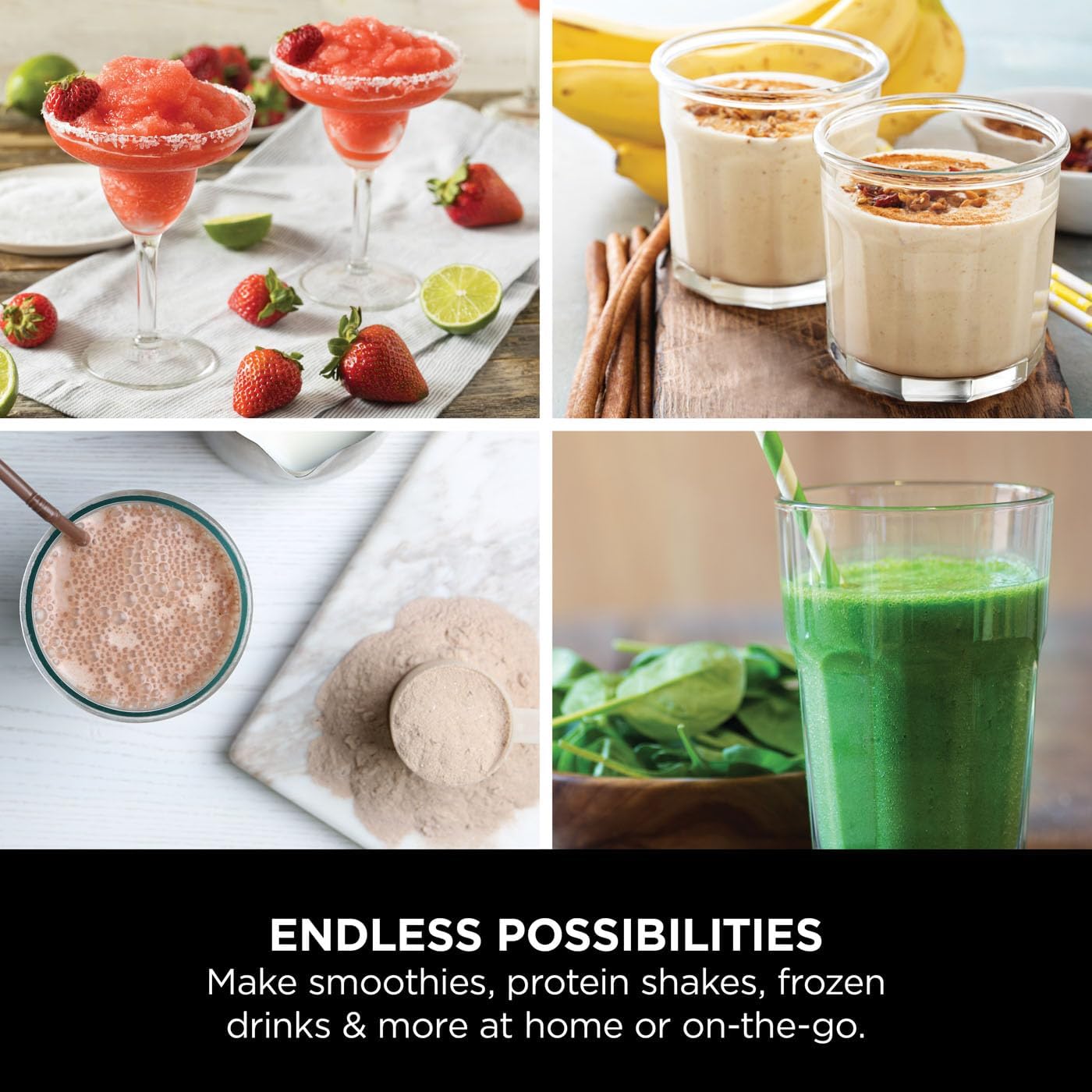 Portable Ninja Blender 530ml β Ice-Crushing, USB Rechargeable Smoothie Maker
