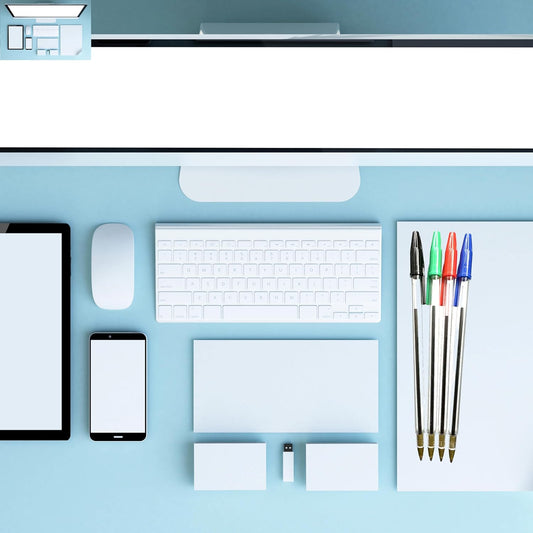 ARTH Black Biro Pens Ballpoint Multipack Box Of 50 Pens