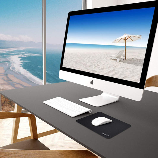 Cimetech Ultra-Thin Mouse Pad 23x18cm – Non-Slip, Washable, Smooth & Durable