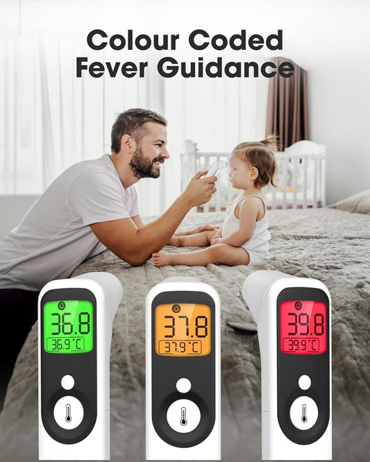 TH1 Infrared Thermometer – Touchless, Forehead & Ear, Baby & Adult, CE Approved