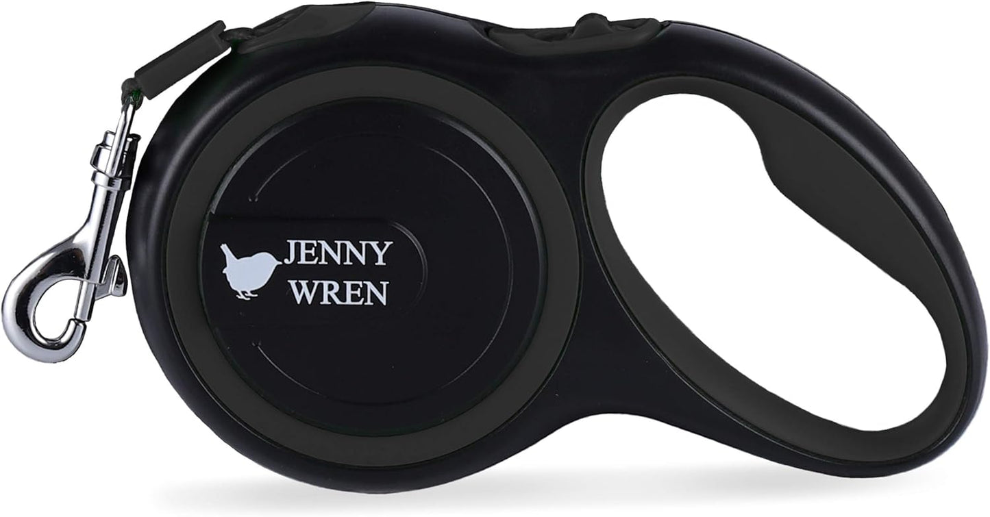 Retractable Dog Leash ā Tangle-Free, Heavy Duty, One-Hand Brake & Lock, Nylon Tape