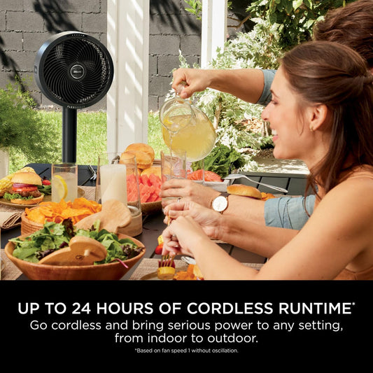 Shark FlexBreeze 12-in-1 High Velocity Cordless Fan – Portable, Quiet, Waterproof