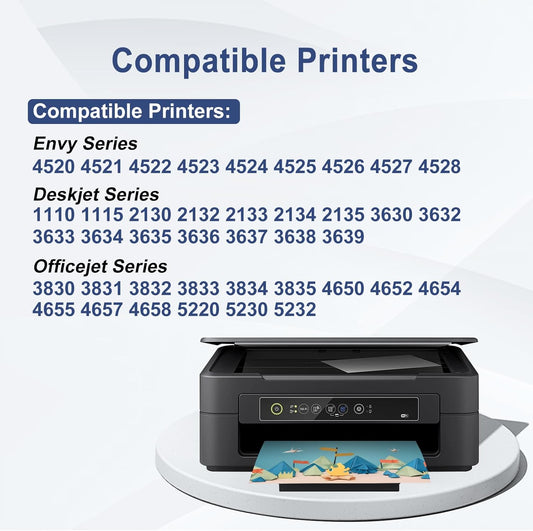 302XL Ink Cartridge Combo for HP 302 – Compatible with Envy, OfficeJet & DeskJet Printers