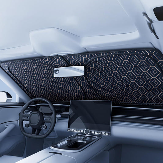 Foldable Car Sunshade – UV Block, Heat Protection, Privacy Shield for Windshield