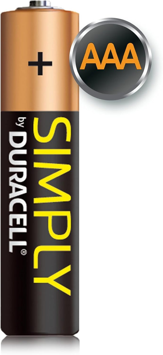 Duracell Simply Alkaline AAA Batteries - Pack of 6