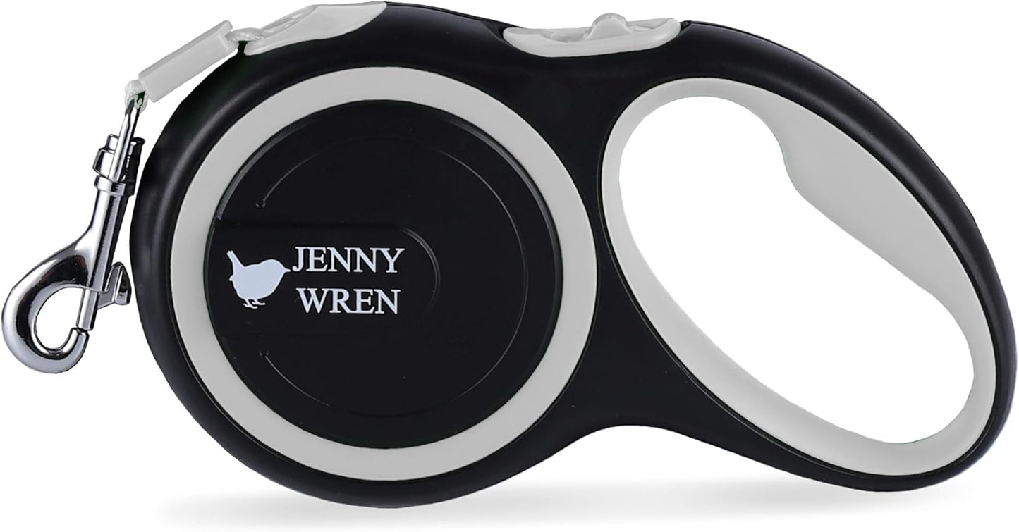 Retractable Dog Leash ā Tangle-Free, Heavy Duty, One-Hand Brake & Lock, Nylon Tape