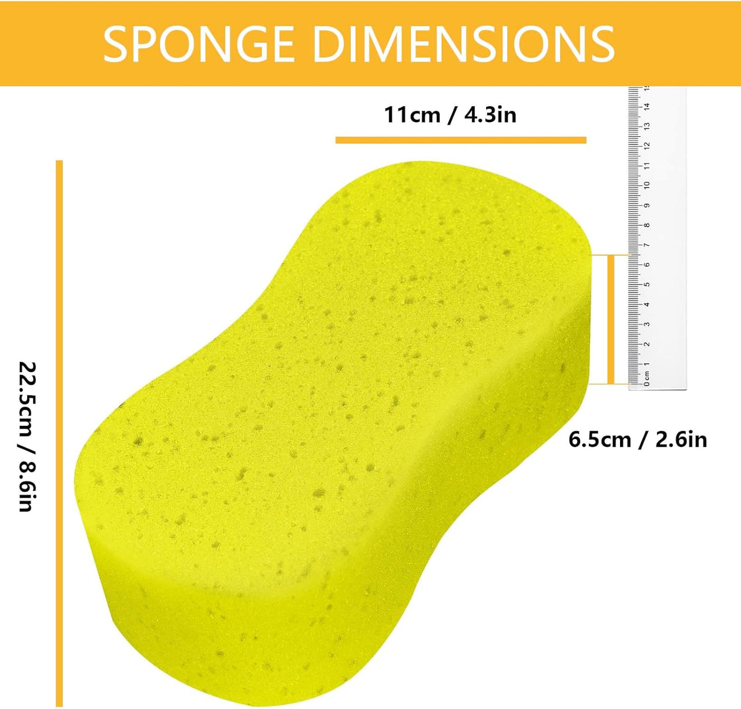 Jumbo Car Sponges β Ultra-Absorbent, Scratch-Free Cleaning for Cars & Windows