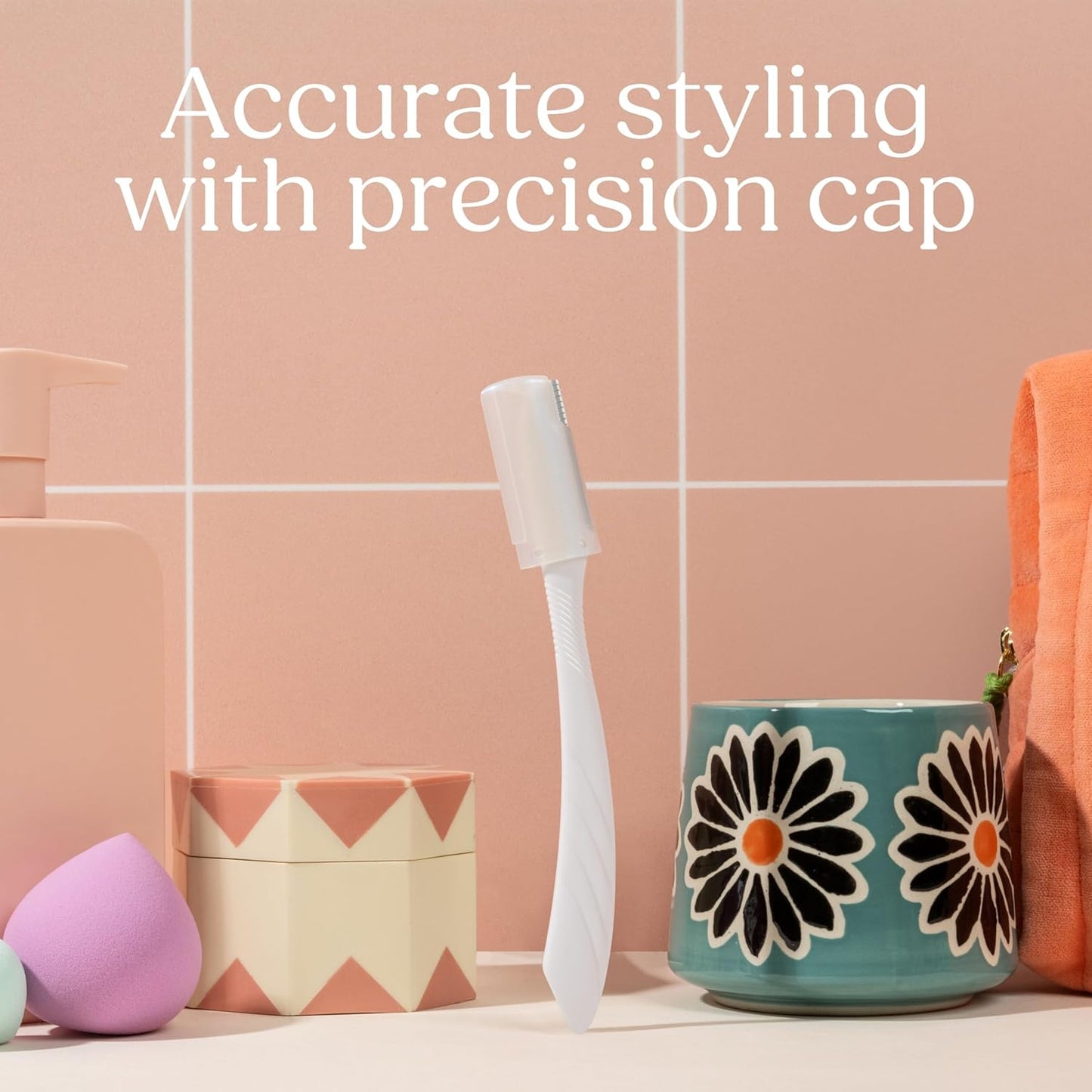 WILKINSON SWORD Intuition Eyebrow Shaper & Facial Hair Remover | 3 Disposable Razors