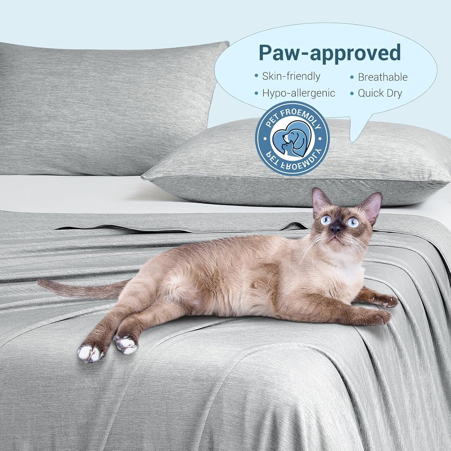 Elegear Cooling Blanket for Night Sweats, Q-Max 0.5 Arc-Chill, Summer Cooling Throw for Bed & Sofa - Lightweight & Comfortable for Hot Sleepers, Twin/Double, Gray
