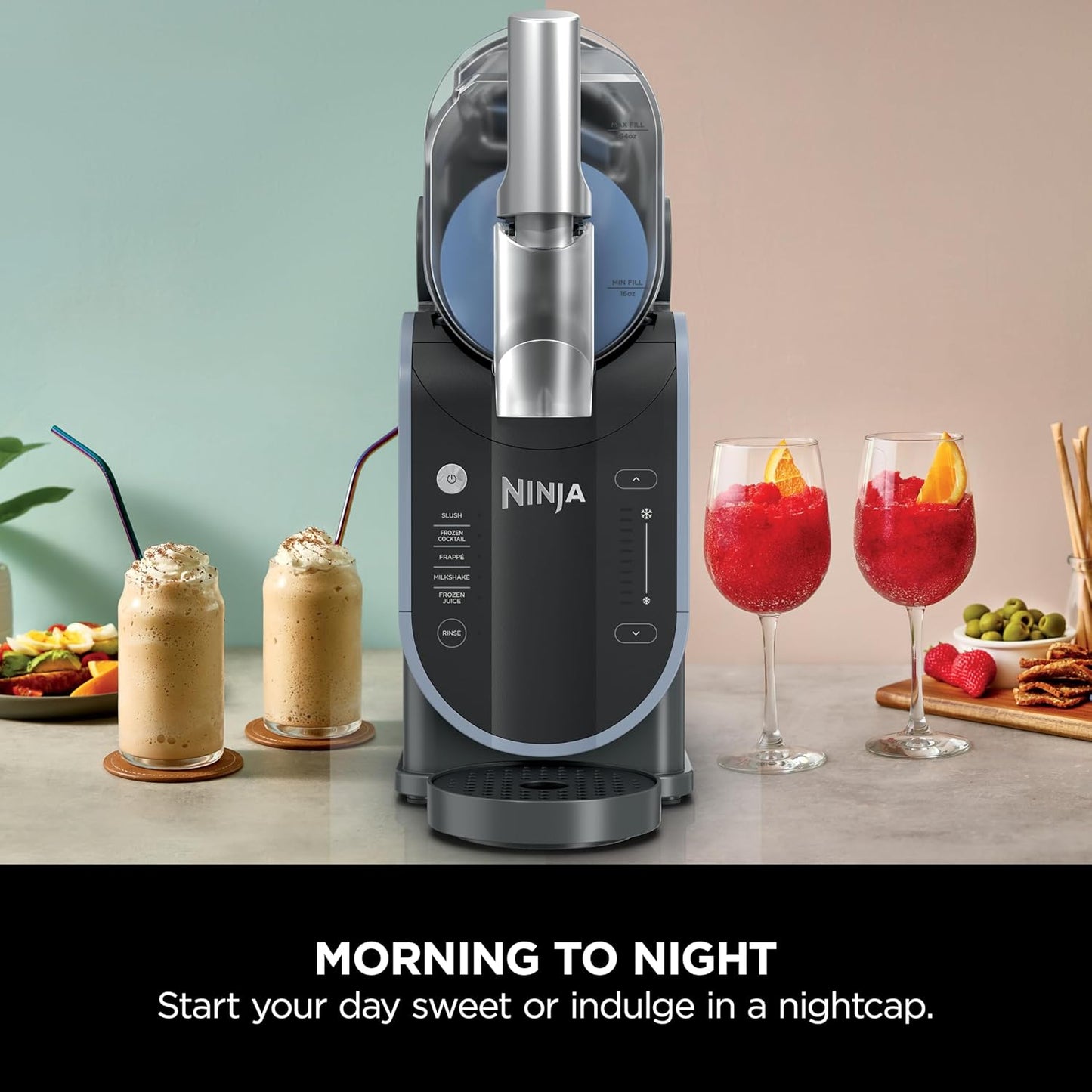 Ninja SLUSHi Frozen Drink Maker β Slush, Milkshakes, Cocktails & Frappe, 1.9L, Blue