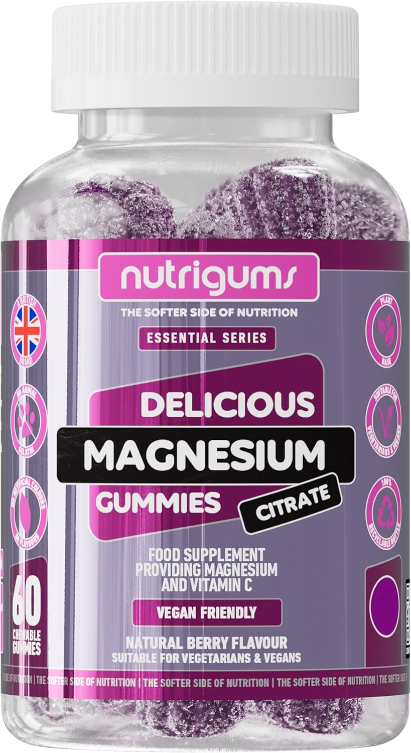 Magnesium Citrate & Vitamin C Gummies – High Strength Vegan Sleep & Energy Support
