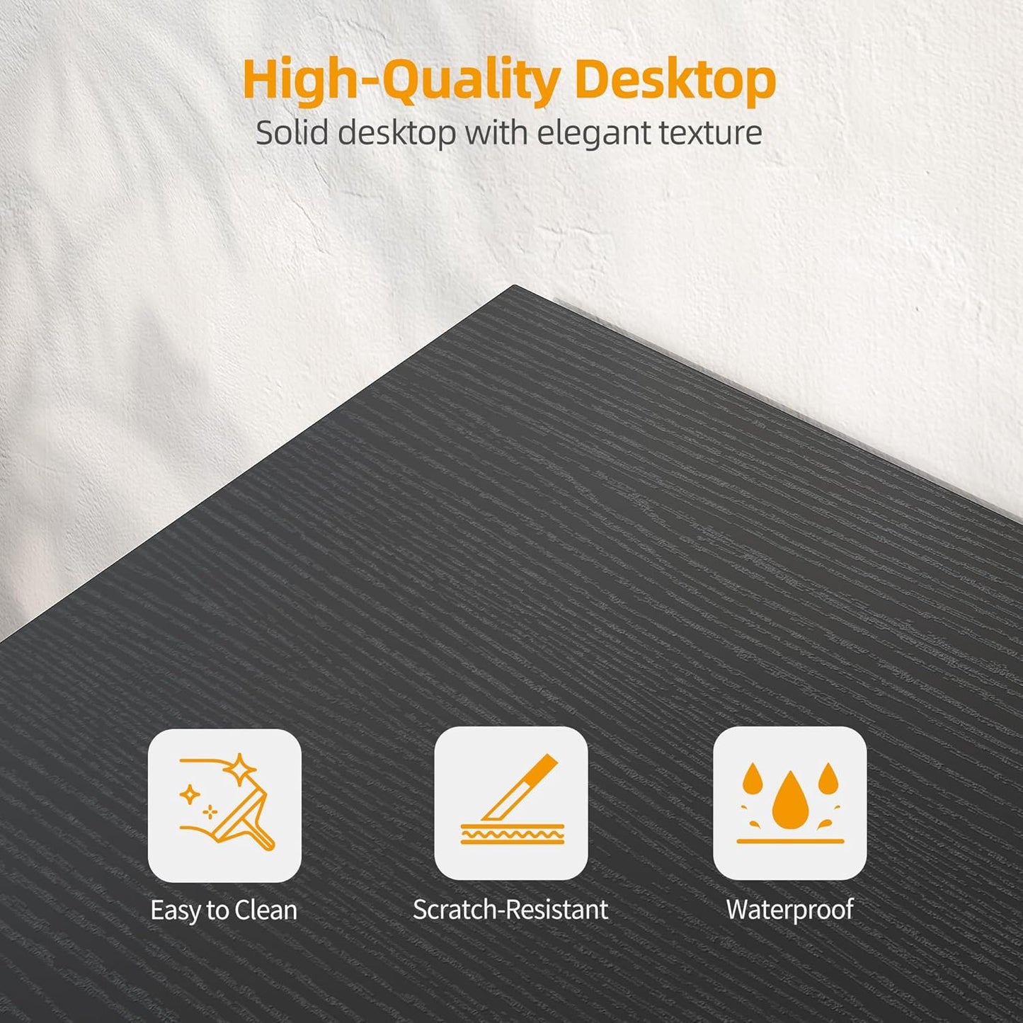 L Shaped Computer Desk with Outlets β Gaming & Office Table with Storage Shelf