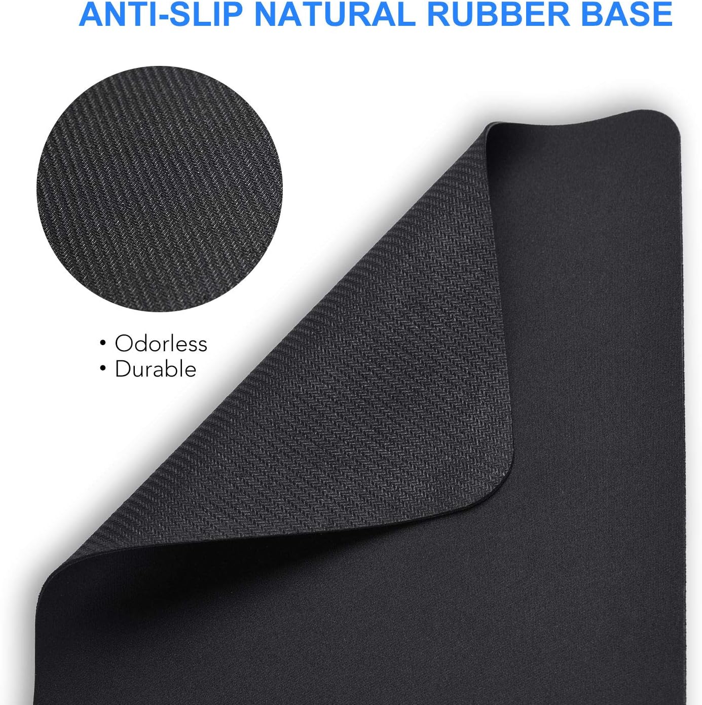 Cimetech Ultra-Thin Mouse Pad 23x18cm β Non-Slip, Washable, Smooth & Durable