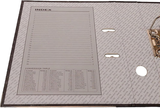 Eastlight A4 Lever Arch File Set – Black & White Office Binders, Pack of 10