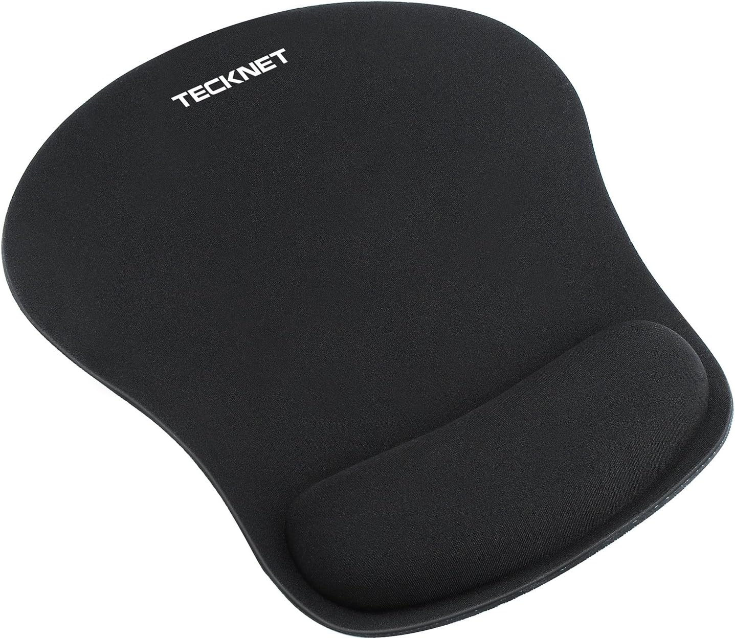 TECKNET Ergonomic Mouse Pad with Memory Foam Wrist Support – Non-Slip & Waterproof