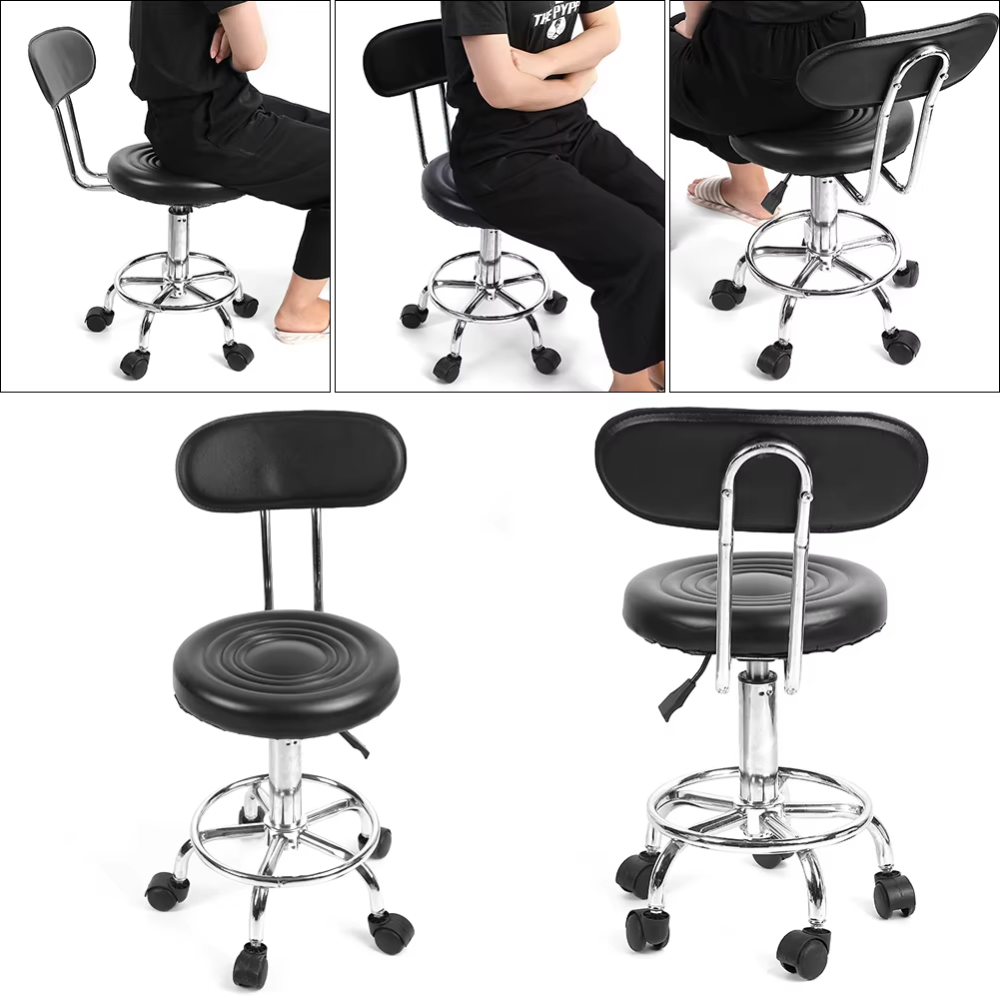 Luxury Adjustable Barber & Salon Chair – Styling, Massage & Tattoo Studio Ready