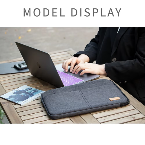 Shockproof Laptop Sleeve Bag – 14" Case for MacBook, HP, Dell, Acer – Travel & Business Notebook Briefcase for Men