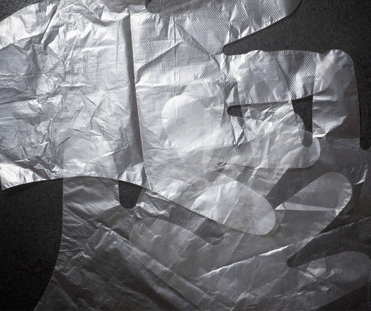 100 Disposable Plastic Gloves PE Polythene Clear Catering Food Safe Prep Clean