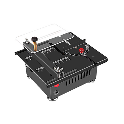 100W Mini Table Saw – Adjustable Speed & Angle, 16MM Depth – Cuts Wood, Plastic & Acrylic