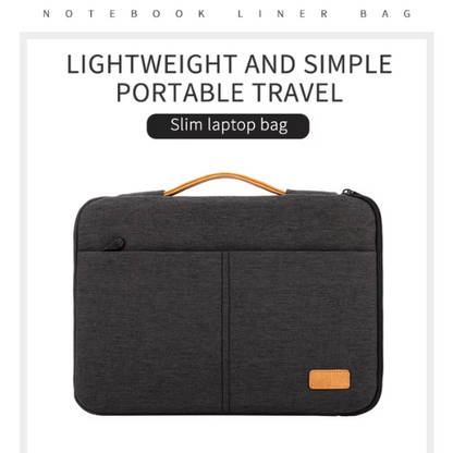 Shockproof Laptop Sleeve Bag – 14" Case for MacBook, HP, Dell, Acer – Travel & Business Notebook Briefcase for Men