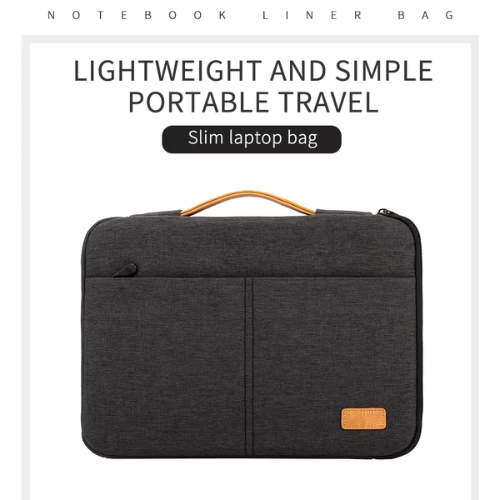 Shockproof Laptop Sleeve Bag – 15.6" Case for MacBook, HP, Dell, Acer – Travel & Business Notebook Briefcase for Men