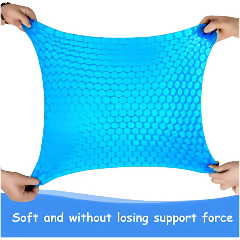Gel Seat Cushion for Tailbone & Back Pain Relief – Breathable Honeycomb Design
