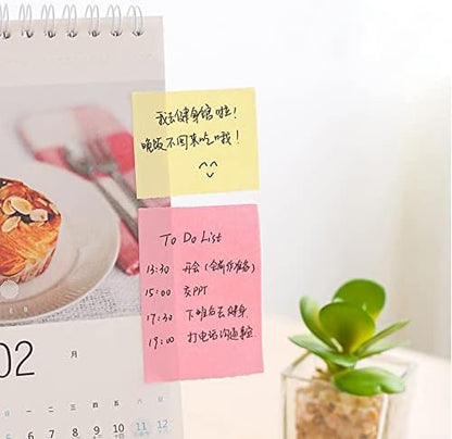 Sourcemall Full Adhesive Roll Sticky Notes, Self-Stick Notes,Width x Length 2 x 300 Inches, 4 Rolls/Pack