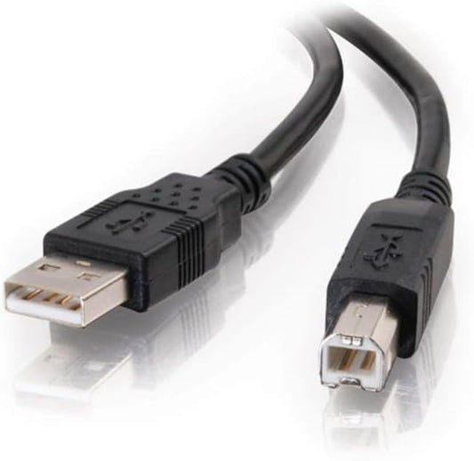 C2G 5M USB 2.0 Printer Cable A to B – Compatible with HP, Epson, Canon, Brother