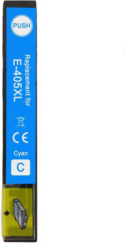 Go Inks® 1 XL Cyan Ink Cartridge to replace Epson 405XLC Compatible/non-OEM for Epson WorkForce Printers